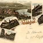 Gruss aus Waldshut- Litho