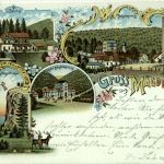 Gruss aus Mägdesprung - Litho