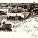 Gruss vom Truppenübungsplatz Munster - Litho