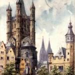 Köln - Künstlerkarte Charles Flower Tucks