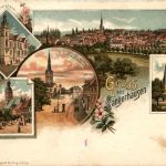 Gruss aus Sangerhausen - Litho