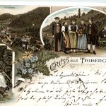 Gruss aus Triberg - Litho