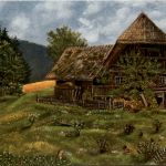 Künstlerkarte H. d Eu de Perthes - Schapbachtal