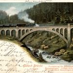 Gutach Brücke bei Kappel mit Eisenbahn