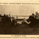 Arrivee des premieres automobiles au Lac Tschad Citroen