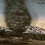 Mt. Lassen in Eruption