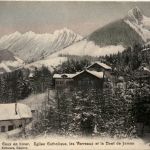 Caux en hiver - Eglise Catholique