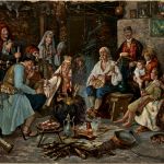 Künstlerkarte J. K. Janovsky - Guslar