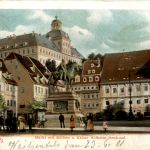 Weissenfels - Markt mit Schloss