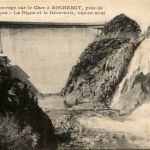 Montlucon, Barrage sur le Cher a Rochebut - La Digue et le Deversoir,