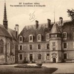 Lapalisse, Vue interieure du Chateau et la Chapelle