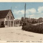 Ainay-le-Chateau, Entree - Route de Bourges
