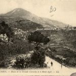 La Turbie, Route de la Grande Corniche et le Mont-Agel