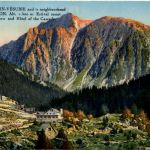 St-Martin-Vesubie, The Boreon, General View and Hotel of the Cascade