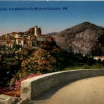 Eze, Vue generale et la moyenne Corniche