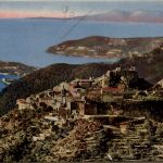 Eze, vu de la route de la Grande Corniche