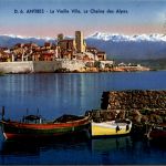 Antibes, Le Vieille Ville, La Chaine des Alpes