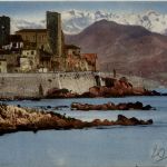 Antibes, et la Chaine des Alpes