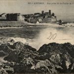 Antibes, Vue prise de la Pointe de lÌlette