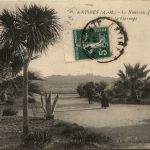 Antibes, Le Nouveau Jardin et vue sur la Garoupe