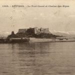 Antibes, Le Fort Carre et Chaine des Alpes