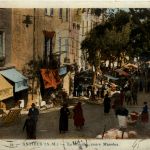 Antibes, La marche cours Massena