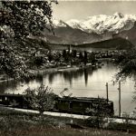 Brienz mit Eisenbahn