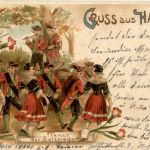 russ aus Hall - Tanz der Salzlieder - Litho