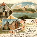 Gruss aus Dessau - Litho