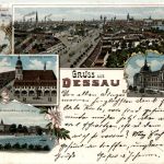 Gruss aus Dessau - Litho