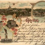 Gruss aus Penign - Litho