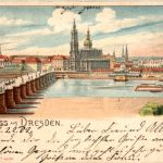 Gruss aus Dresden - Litho