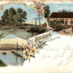 Gruss aus Rhede Hannover - Litho - Ems