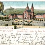 Cham - Mariahilfkirche und Kloster - Litho