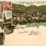 Gruss aus Geislingen - Litho