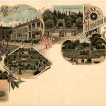 Gruss aus Homburg - Litho