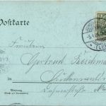 Gruss aus Schönhausen Elbe - Litho