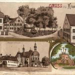 Gruss aus Kloster-Lechfeld - Litho