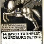 Würzburg - Turnfest 1912 - Privatganzsache PP27 C58