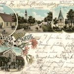 Gruss aus Sande - Litho