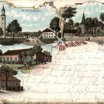 Gruss aus Sande - Litho