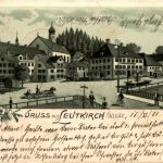 Gruss aus Leutkirch im Allgäu - Litho
