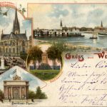 Gruss aus Wesel - Litho
