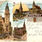 Gruss aus Rheydt - Litho