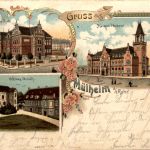 Gruss aus Mülheim Ruhr - Litho