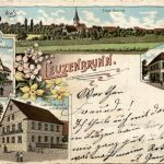 Gruss aus Lenzenbrunn - Litho - Riedenheim