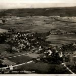 Satteldorf vom Flugzeug