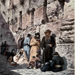 Die Klagemauer der Juden in Jerusalem - Judaika