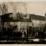 Brand des Schlosses Gallspach 1933