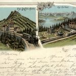 Rigi Staffel - Rigi Kaltbad - Litho 1896